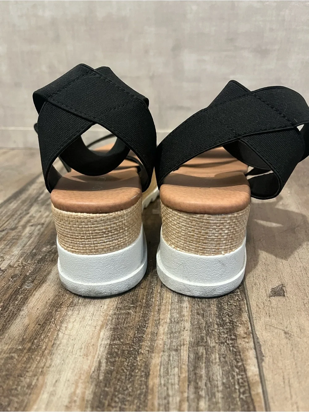 Strappy Wedge Sandals